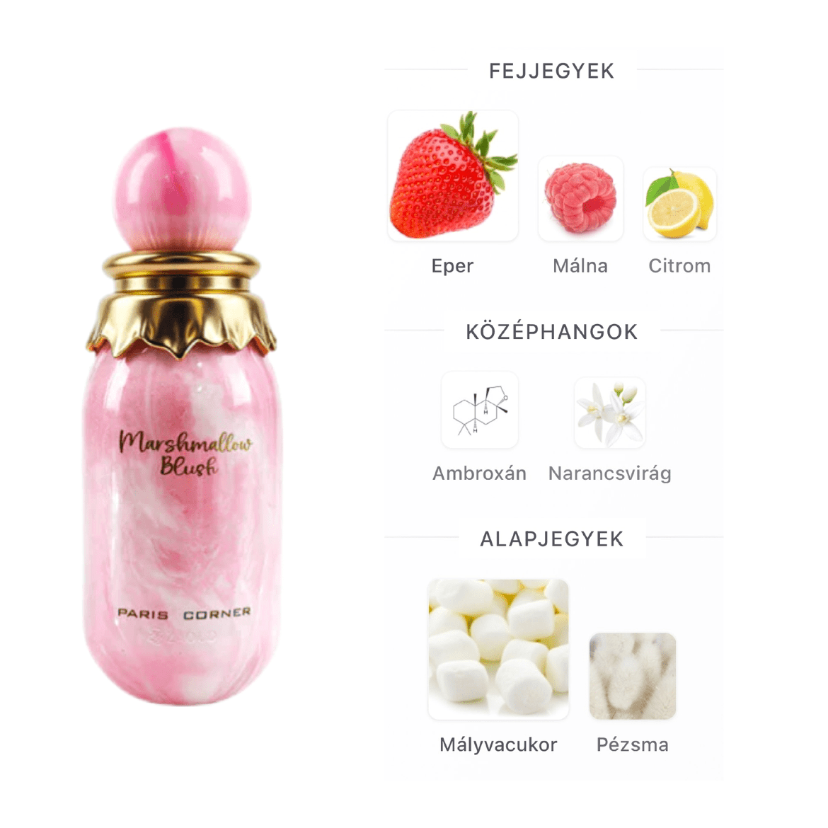 Paris Corner Marshmallow Blush EDP - 100 ml - YARA Illatbazár