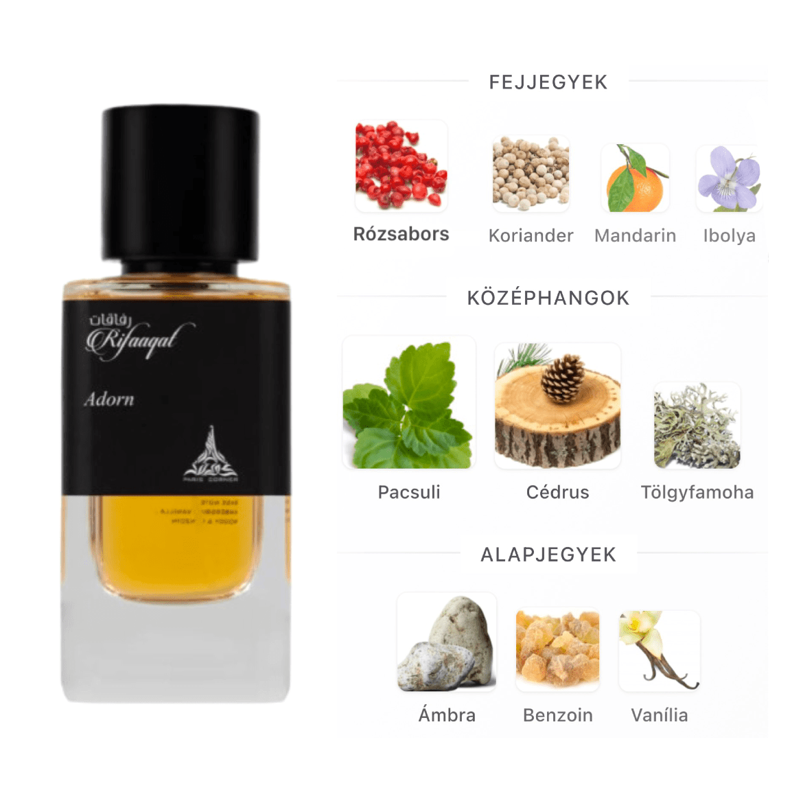 Paris Corner Rifaaqat Adorn EDP - 85 ml - YARA Illatbazár