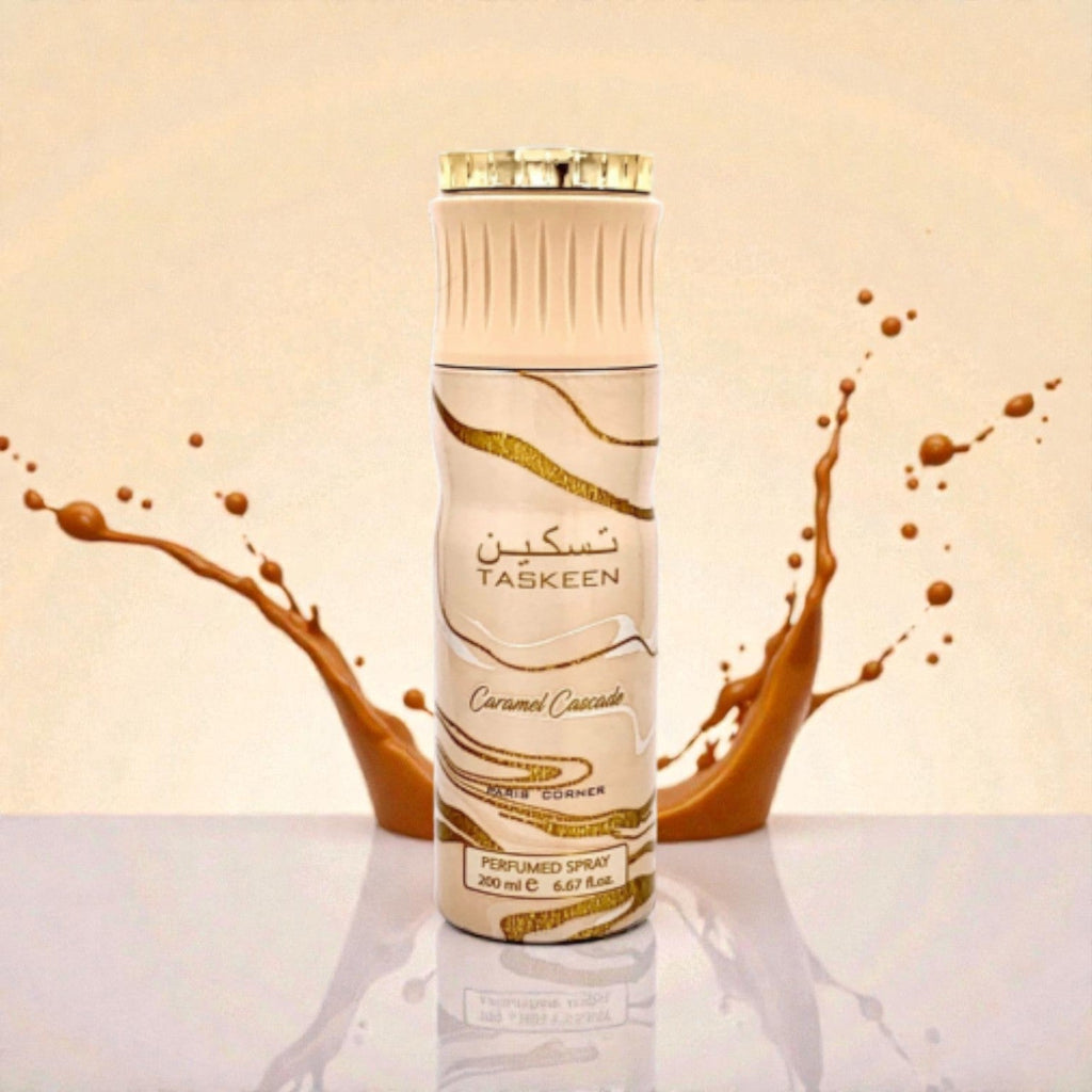 Paris Corner Taskeen Caramel Cascade Dezodor Spray - 200 ml - YARA Illatbazár